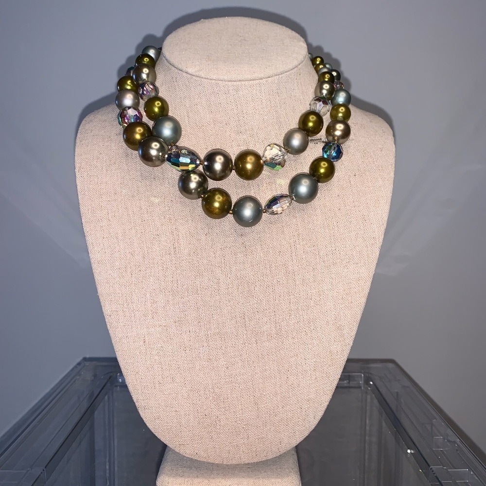 Vintage bauble necklace